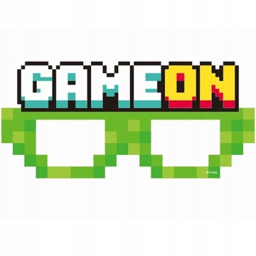 GAME ON пиксели GAME BIRTHDAY бумажные стаканчики, 6 шт.