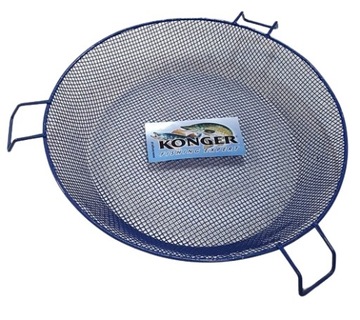 Sito DO ZANĘTY wędkarskie OKRĄGŁE 42cm / 4X4mm KONGER WrocłaW