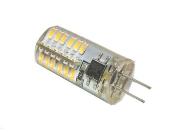 ŻARÓWKA LED G4 5W 12V silikon 48led kapsułka