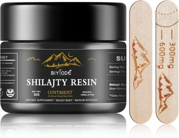 Himalayan Shilajit Resin 600mg 100%Organic 85Trace Minerals&Fulvic Acid 30G