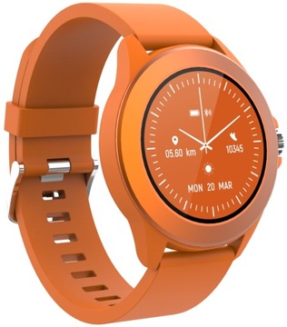 Smartwatch Forever Colorum CW-300 Pomarańczowy IPS