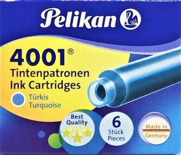Короткие картриджи для перьевых ручек Pelikan