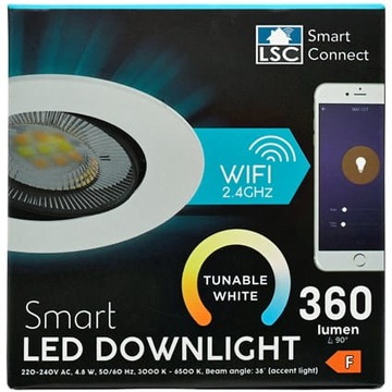Oczko LSC Smart Connect biały