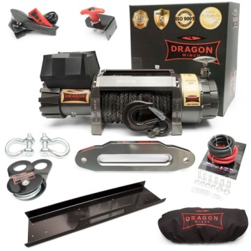 6,8T/13,6T Naviják Dragon 12V Elektrický Naviják automobilová syntetický