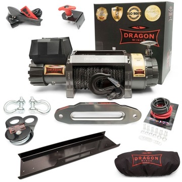 6,8T WYCIĄGARKA DRAGON 12V ELEKTRYCZNA WCIĄGARKA samochodowa syntetyczna