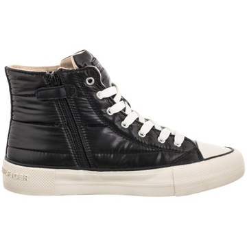 Buty Trampki Wysokie Damskie Tommy Hilfiger High Sneaker Czarne