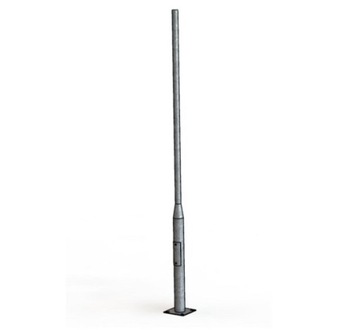 Słup stalowy oświetleniowy okrągły slim 6m