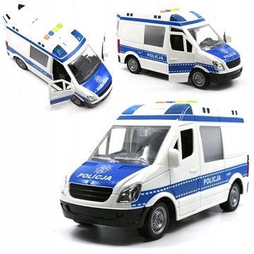 ПОЛИЦЕЙСКИЙ АВТОМОБИЛЬ СВЕТ И ЗВУК ПОЛЬШИ