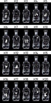КОРОБКА, ГРАФИН, БОКАЛА ДЛЯ ВИСКИ С ГРАВИРОВКОЙ!