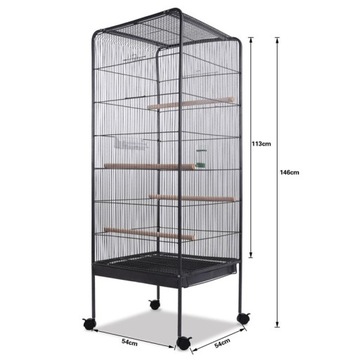 БОЛЬШАЯ ВОЛЬЕРНАЯ КЛЕТКА ДЛЯ ЭКЗОТИЧЕСКИХ ПТИЦ, ПОПУГАЕВ