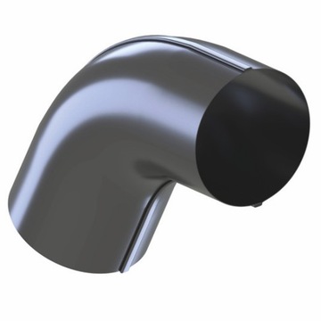 КОМПЛЕКТ ЖЕЛОБОВ 12м КРОП СТАЛЬ fi 130/90 ral 7016 ГРАФИТ