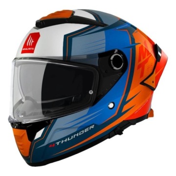 Kask MT THUNDER 4 SV PENTAL MATT ORANGE GRATISY