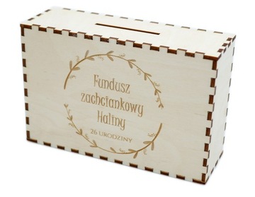 SKARBONKA GRAWER PREZENT ŚLUB URODZINY INNE WZORY