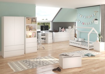 Łóżko dziecięce dla dziecka DOMEK BABY BOO 160x80 DĄB SONOMA