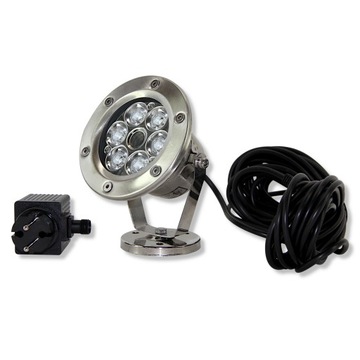 LAMPA LED - REFLEKTOR ZE STALI QL 21 6W BIAŁY