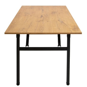 РАСШИРЯЕМЫЙ СКЛАДНОЙ БАНКЕТНЫЙ СТОЛ ДЛЯ КОНФЕРЕНЦИЙ 160x90x1,8см дуб ланцет