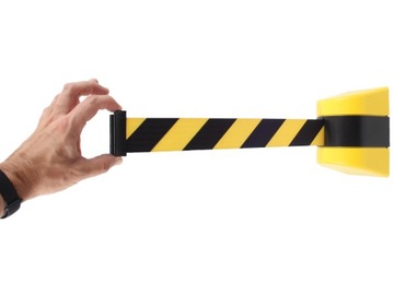 KASETA ŚCIENNA Z TAŚMĄ ZWIJANĄ 10m MAGAZYN kołki