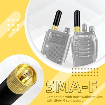 Retevis RT805s Двунаправленная радиоантенна SMA-F