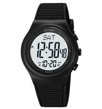 SKMEI Zegarek damski elektroniczny timer 12/24h