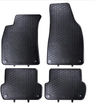 DYWANIKI GUMOWE AUDI A4 B6 B7 2000-2007 STOPERY