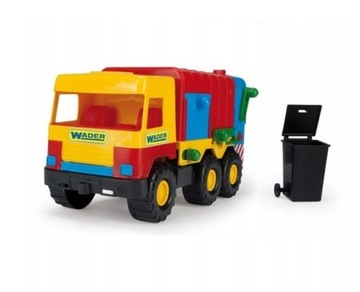 MIDDLE TRUCK ŚMIECIARKA 42 cm + kosz na śmieci WADER 32380