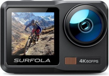 Sportovní kamera Surfola SF630 4K 60FPS WiFi Mikrofon Vodotěsná sada