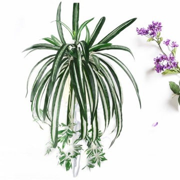 Zielony sztuczny Chlorophytum Comosum Faux zieleni