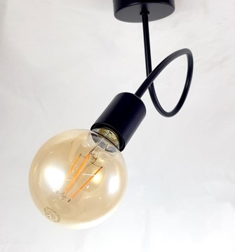 LOFT EDISON Настенный светильник с фигурной проволокой 1x E27