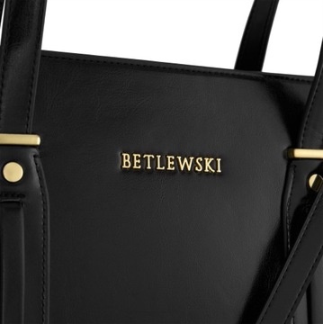 BETLEWSKI большая женская сумка и сумка через плечо, черная, вместительная, на молнии А4
