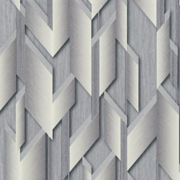 ОБОИ С ГЕОМЕТРИЧЕСКИМ ВИНИЛОВЫМ УЗОРОМ НА НЕПОЛЕВОМ ФОНЕ