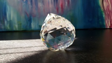 ХРУСТАЛЬ, ХРУСТАЛЬНЫЙ ШАР, КУЛОН, 5 СМ