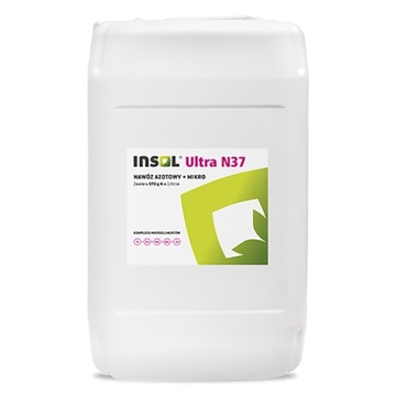 Insol Ultra N37 20l NAWÓZ AZOTOWY + MIKRO do zbóż warzyw owoców DAJE KOPA!!