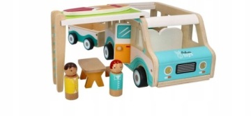 ДЕРЕВЯННАЯ КАМЕРА С ПРИЦЕПОМ И АКСЕССУАРАМИ