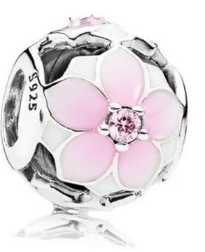Charms MAGNOLIA Charms Zawieszka do bransoletki Charms Kwiatek Srebro s925