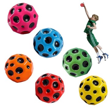 PIŁKA SKACZĄCA WYSOKO ODBIJAJĄCA BOUNCY BALL SUPER WYCZYNOWA DZIECI PREZENT