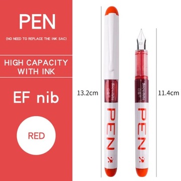 0.38/0.5mm Fountain Pen Writing Large Ink Off