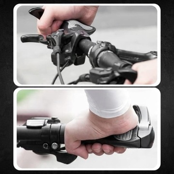 CHWYTY ROWEROWE GRIPY RĄCZKI DO KIEROWNICY ROGI SPORTOWE ANTYPOŚLIZGOWE