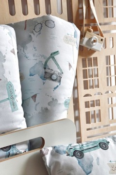 Амбушюры для коляски Малыш путешествует по миру.