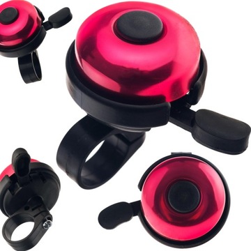 Dzwonek Alu-Plast 45mm różowy