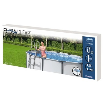 4-ступенчатая лестница для бассейна Bestway Flowclear, 132 см, 3202667