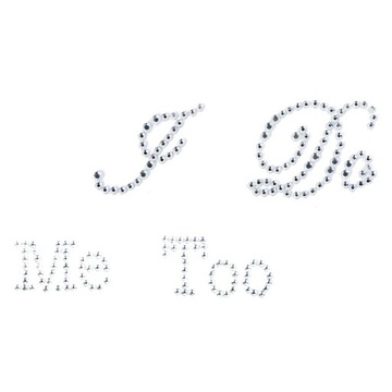 Too Bridal Groom Rhinestone Glass