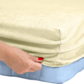 PRZEŚCIERADŁO NIEPRZEMAKALNE FROTTE 80x160 Z GUMKĄ