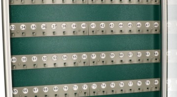 Прозрачная кассета для ключей, 96 кл.