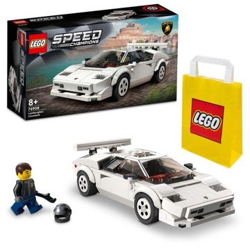 LEGO Speed Champions 76908 Lamborghini Countach + Torba lego + Katalog
