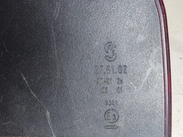 ALFA ROMEO 159 2006 ZADNÍ STRANA PRAVÁ SVĚTLO