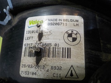 BMW 5 F10 2.0 D 12R HALOGEN LEVÝ 7216885