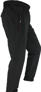 Мужские спортивные брюки прямого кроя, черный размер. 6XL