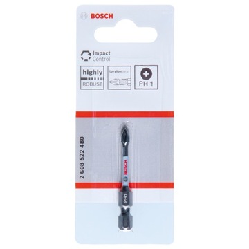 Bit udarowy 50mm PH1 Impact Control 1szt. BOSCH