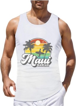 O3196 P&C TANK TOP MĘSKI MAUI HAWAII R.XL