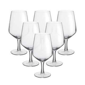 KUFEL SZKLANKA RUBIN KPL 6SZT POKALI DO PIWA 500ML